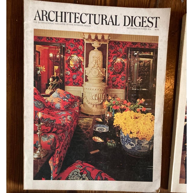 Lot of 4 Vintage Architectural Digest Magazines From 1976-1979. For Sale In West Palm - Image 6 of 6