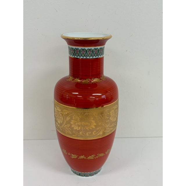 Japanese Shibata Porcelain Vase For Sale - Image 4 of 10