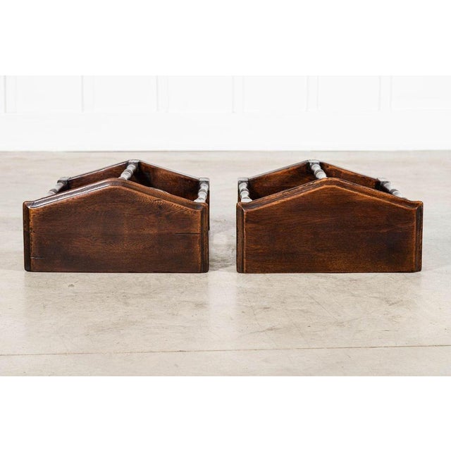 English Oak Side Tables, 1930, Set of 2 For Sale - Image 3 of 17
