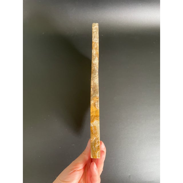 Native Indian Chief Portrait Oil Painting on Marble Slab #1 For Sale - Image 10 of 12