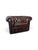 Vintage English Chesterfield Leather Club Chair For Sale - Image 4 of 4