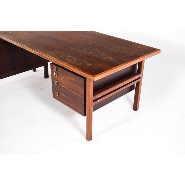 Mid-Century Rosewood Desk by Arne Vodder for Sibast, 1960 For Sale - Image 11 of 12
