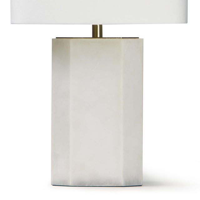 Regina Andrew Grace Alabaster Table Lamp For Sale - Image 4 of 5
