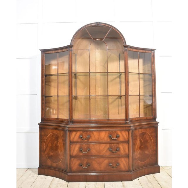 Mahogany Glazed Display Cabinet, 1930s For Sale - Image 16 of 16