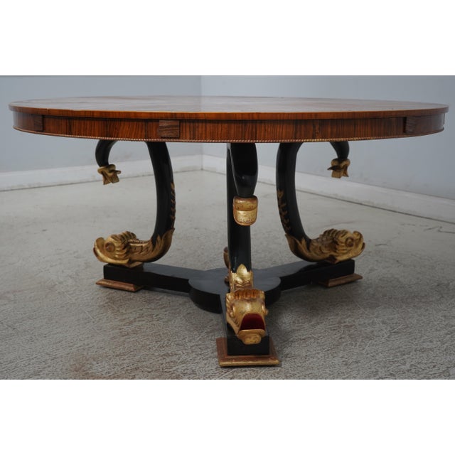 Age: Approx: 60 Years Old Details: Heavy Distressed Finish Black & Gold Painted Finish Fine Carved Details High Quality...