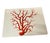 Italian Vintage Italian Red Coral Cork-Backed Placemats - Set of 6 For Sale - Image 3 of 11