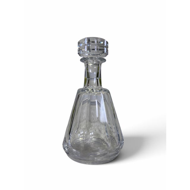 Mid 20th Century Mid-Century Modern Baccarat Talleyrand Cut Crystal Liquor Decanter With Stopper - Signed For Sale In West Palm - Image 6 of 6