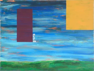"This Is Not a Place" (I) - Abstracted Landscape by Devon Brockopp-Hammer