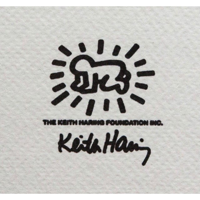 Keith Haring (after) 'Best Buddies' offset lithography, limited edition of 150, sheet size 50 x 70 cm, plate signed bottom...