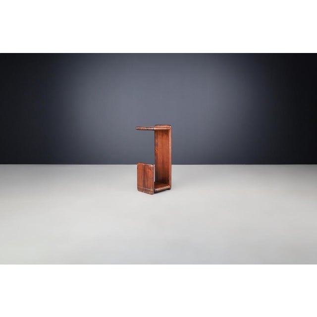 Wood Pine Bar Stools or Benches, Netherlands, 1970s, Set of 4 For Sale - Image 7 of 11