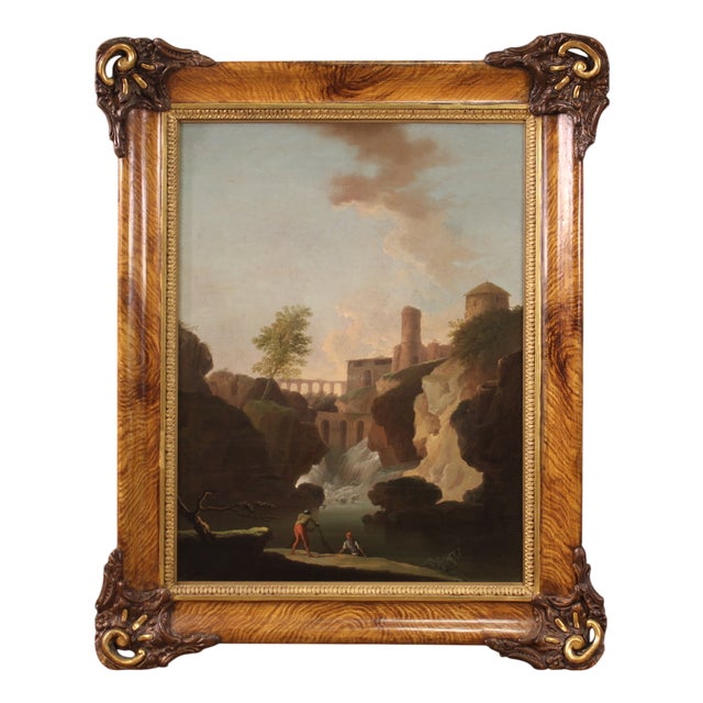 Italian Artist, Landscape, 1780, Oil on Canvas, Framed For Sale