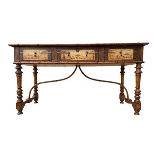 Lane Venture Chinoiserie Console Table For Sale