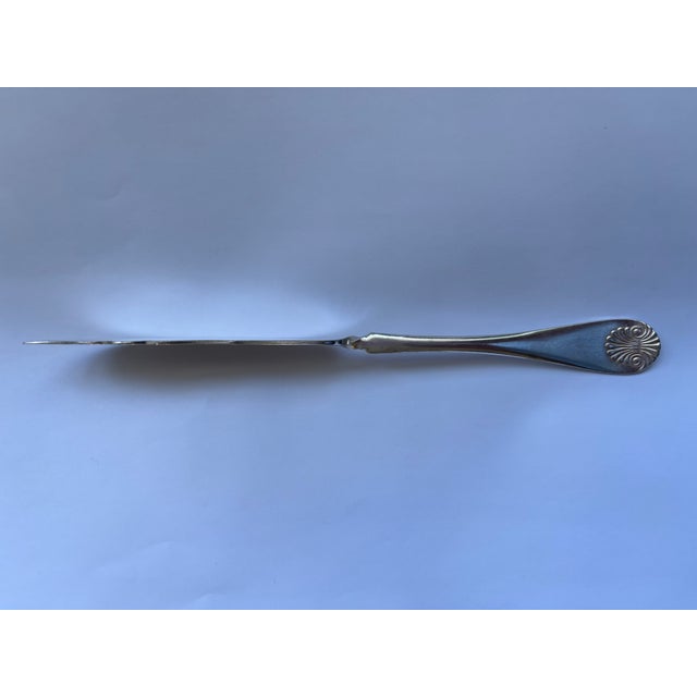 Antique Victorian William Rogers & Son Silver-Plated Fish Knife For Sale In Philadelphia - Image 6 of 9