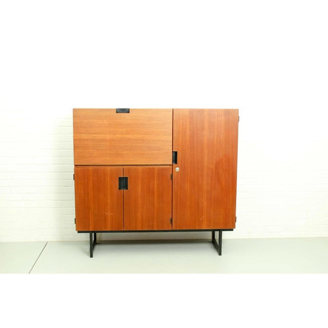Dutch vintage design cabinet CU01 designed by Cees Braakman for Pastoe, 1958. This design from the Japanese series is one...