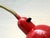 Red Metal Gooseneck Floor Lamp, 1970s For Sale - Image 11 of 14