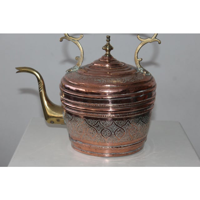Large Copper Kettle Teapot For Sale - Image 6 of 18