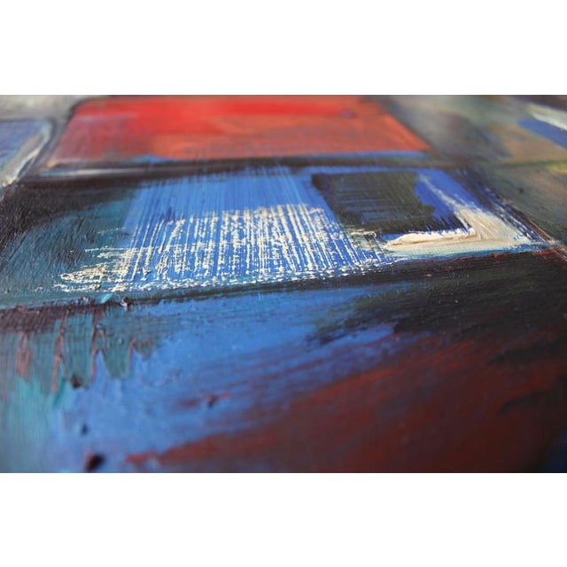 1980s Aleksandr Rodin, Boat Station, 1983, Oil Painting For Sale - Image 5 of 8