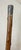 Victorian Antique 19th Century Tooled Sterling Silver Natural Wood Walking Stick Cane For Sale - Image 3 of 14