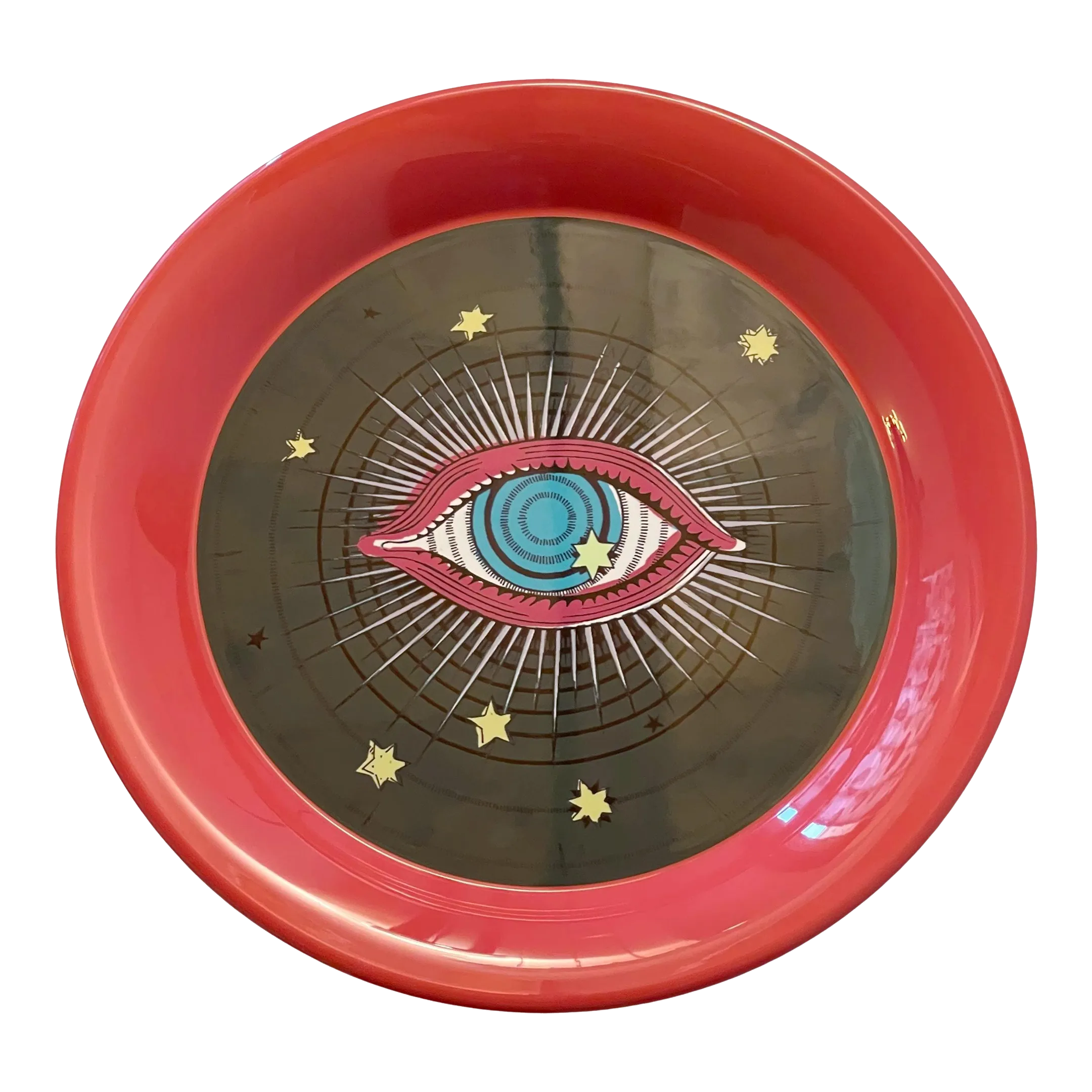 Gucci Pink and Black Eye Tray | Chairish