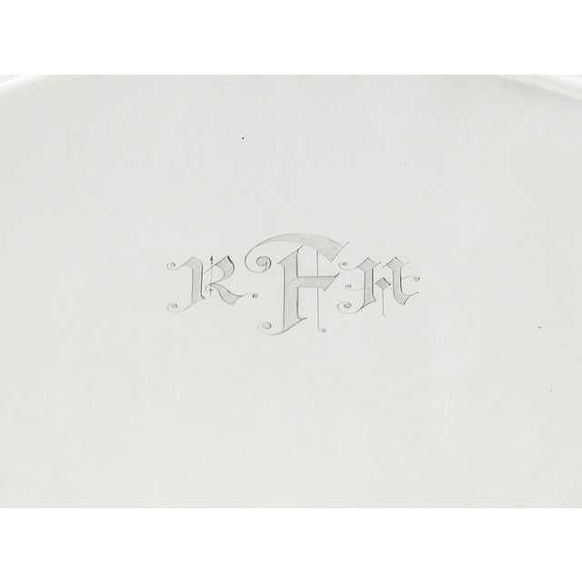 1938 Sterling Silver Tray For Sale - Image 4 of 6