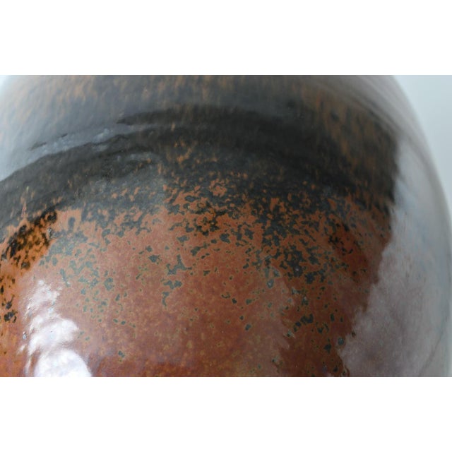 Large German Studio Pottery Vase by Ernst Stauber For Sale - Image 11 of 17