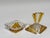 Art Deco Art Deco Bohemian Bleikristall Crystal Vanity Set, Amber Cut Glass, Circa 1930s For Sale - Image 3 of 11