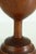 Brown Mid 19th Century Turned Wood Treen Ware Chalice, Goblet, Raised Cup For Sale - Image 8 of 13