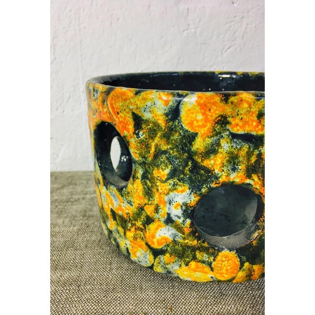 Mid-Century Ceramic Plant Pot, Bodrogkeresztúr, 1960s For Sale - Image 4 of 10