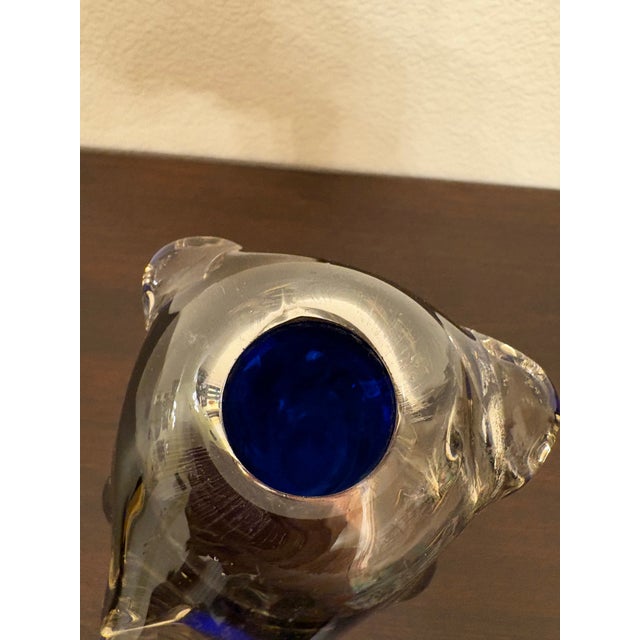 Murano Murano Cobalt Blue Diminutive Vase For Sale - Image 4 of 8