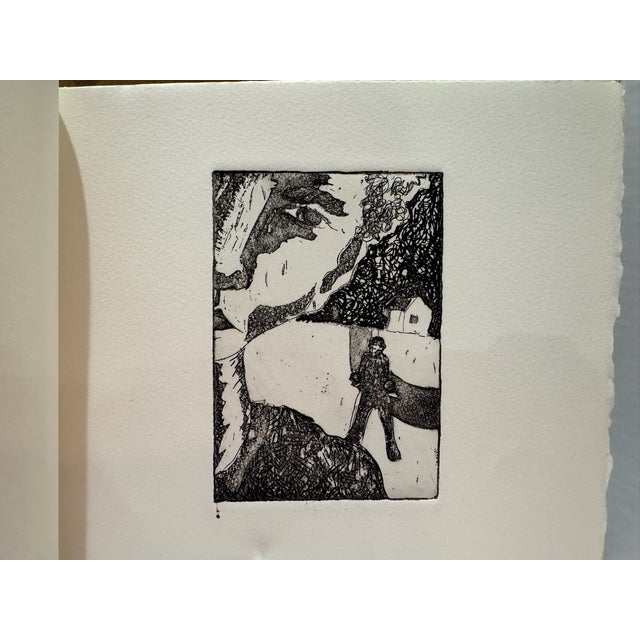 Artist Book Signed 4/8 Original Prints & Poetry Brass Cover Sarah Lawrence College 1998 For Sale - Image 11 of 18