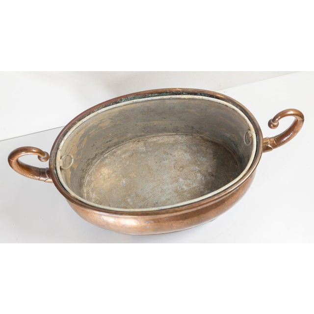 Metal 20th Century English Arts & Crafts Copper Jardiniere Planter, Signed I Brandt For Sale - Image 7 of 13