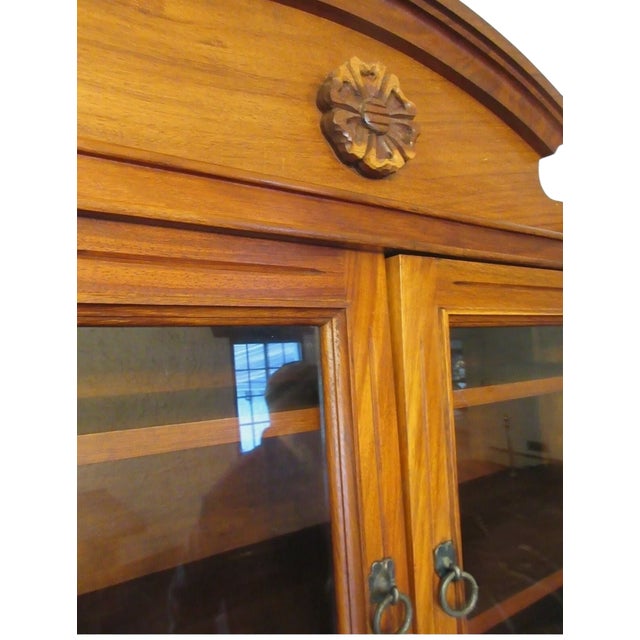 Vintage Spanish Moorish Style Dining Room Hutch Cabinet Breakfront Sideboard For Sale - Image 13 of 13