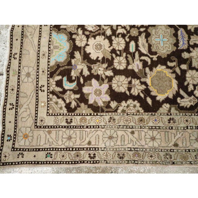 Textile Galerie Shabab Collection Mid-20th Century Persian Malayer Accent Rug For Sale - Image 7 of 9