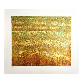 Ruth Leaf Tapestry C. 1990 Original Print For Sale