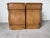 Vintage Hollywood Regency Style Carved Wood Front Door Nightstands – Pair For Sale - Image 4 of 12