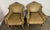 Pair of Italian Giltwood Armchairs With Damask Upholstery For Sale - Image 4 of 11