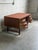 Mid-Century Modern Vintage Danish Teak Executive Desk Mid Century Modern Writing Desk Finished Back Office Desk For Sale - Image 3 of 10