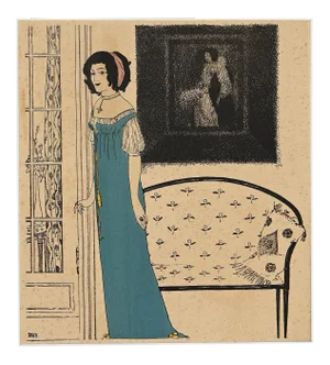 Paul Iribe - The Wedding of Paul Poiret Told by Paul Iribe - Original Lithograph - 1908
