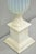 Vintage Murano Italian Mid Century Modern Blue Blown Glass Marble Table Lamp For Sale - Image 12 of 15