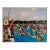 Jay Wolke, Crowded Swimming Pool Signed Vintage Color Photograph Chicago Photo Jay Wolke, 1986 For Sale