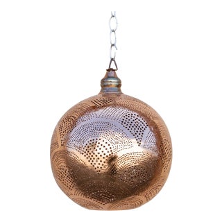 Amat Moorish Sphere Pendant Lantern For Sale