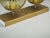 1970s Vintage Czech Space Age Double Wall Light with Amber Bubble Glass Globes, 1970s For Sale - Image 5 of 15