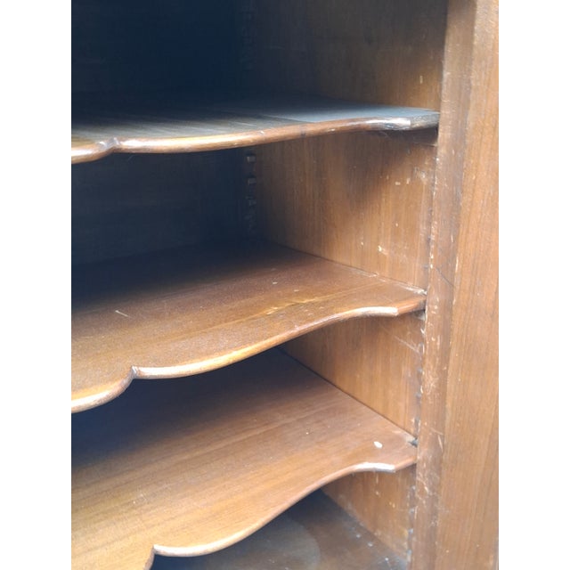 Early 20th Century Louis XV Style Carved and Gilt Decorated Locking Side Cabinet For Sale - Image 12 of 14