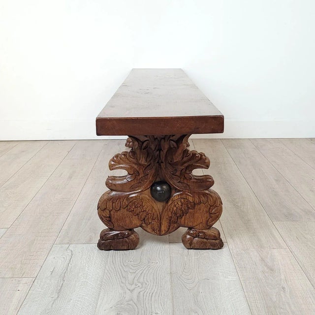 Pair of 19th-Century Continental Benches For Sale - Image 4 of 13