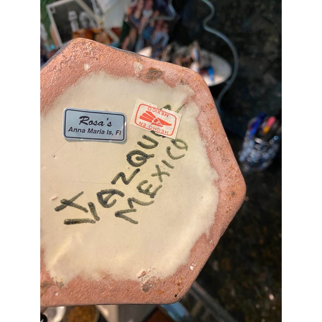 1980s Vintage 1980's Handpainted Mexican Ginger Jar For Sale - Image 5 of 9