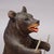 Antique Carved Black Forest Skiing Bear, Brienz Switzerland Ca. 1930 For Sale - Image 4 of 8