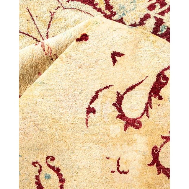 Textile Mogul, One-of-a-Kind Hand-Knotted Area Rug in Light Blue, 9' 2" x 11' 10" For Sale - Image 7 of 8