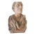 Late 18th Century Terracotta Bust Sculpture of Voltaire. Note Name Is Cast Backwards. For Sale