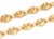 Late 20th Century Mariner Puff Link 14k Yellow Gold Necklace For Sale - Image 4 of 5