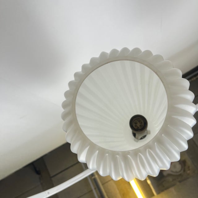 Mid-Century Modern Pendant Light in Glass and Metal Rod, 1970s For Sale - Image 15 of 16